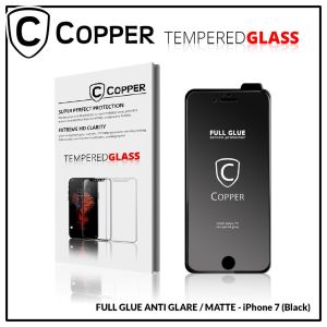 Iphone 7 / 8 - COPPER Tempered Glass Full Glue Anti Glare - Matte