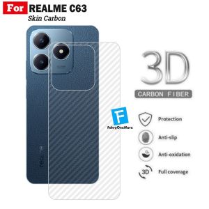 Skin Carbon Realme C63 Garskin Pelindung Belakang Handphone