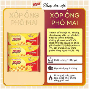 Bánh xốp ống vị phô mai JoJo 115g - Shop ăn vặt - Bánh xốp phô mai - Bánh ống xốp JoJo - Bánh ăn vặt ngon - Báng ăn vặt ngon nhất -