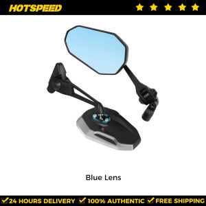 HOTSPEED Street King Side Mirror For Motorcycle V9 Universal HD Lens Heavy Duty ABS Fully Adjustable