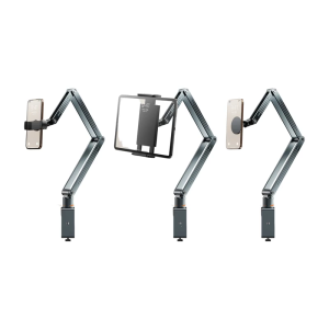 Foldable Arm Stand Heavy Duty Metal Tablet Mount Rapid Setups For Phones Tablets Mobile Devices
