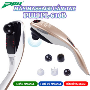 [HCM]Máy Massage Cầm Tay Cá Mập Điện Tử 5 Đầu Puli PL-610B - Chính Hãng
