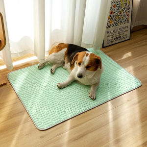 [DANDELION]Pet Ice Silk Cooling Mat Perforated Breathable Latex Bed Non-Slip Washable Soft Skin Friendly Sleeping Cushion for Dog Cat