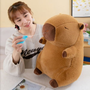 Cervo Running Nose Capybara Plushie Anak Patung Capibara Capybara Plush Cute Plushie Doll Kapibara Patung Comel 卡皮巴拉
