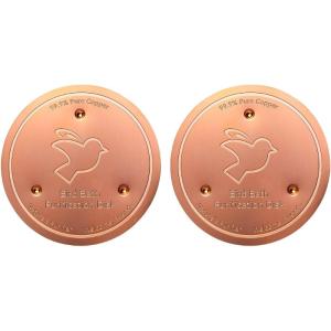 Copper Bird Bath Purification Disk with Triple Point Support Copper Purification Cleaner Universal for Outdoor Birdbath