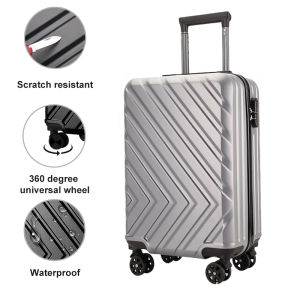 PG Premium Luggage 20/24 Inch Travel Suitcase ABS+PVC Trolley Case Hard Shell Luggage