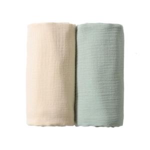 Soft 2 Layer Gauze Baby Bath Towels Gentle Skin Care for Infants and