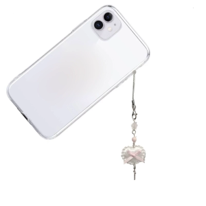 Heart Shaped Pillow Keyrings Cute Star Pendant Acrylic Keychain Colorful Bows Lanyard Multi-Functional Bags Accessories