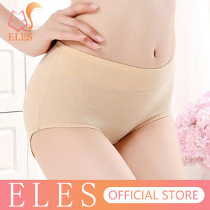 ELES  Mid-waist Cotton Breathable Panties for Women Female Seamless Comfort Modal Cotton Briefs Women Underwear  Breathable Mid-waist Cotton Panties for Women Seamless Menstrual Period Underwear Female Comfort Modal Cotton Briefs Women Underwear