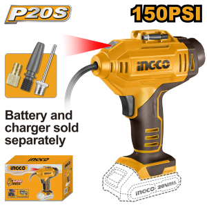INGCO 20V LI-ION AIR COMPRESSOR | MAX 150PSI | CACLI20181 CACLI2018