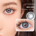 BALI Gray 1 pair color contact lenses 14.2mm brown contact lens use yearly. 