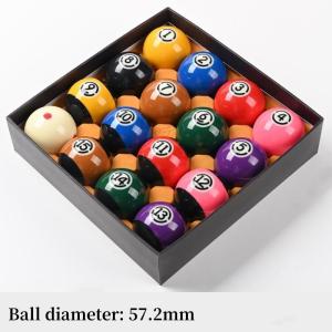 Durable Pool Ball Set with Cue Ball 16Pcs Billiard Balls Fits Standard Pool Tables For Tournament