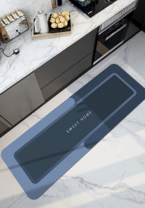 [Msia] Soft Diatomite Kitchen Mat Anti Slip Water Absorbent Floor Mat Oil Absorbent Long Mat Carpet Rug/ Mat Dapur Serap Minyak Serap Air/ 硅藻土厨房毯防垫吸水吸油防滑