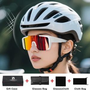 BOLLFO Kính không gọng sang trọng Đàn ông Phụ nữ Đầy màu sắc Quang sắc Đi xe đạp Kính râm Phân cực Chống tia cực tím OTG Kính mắt xe đạp2026