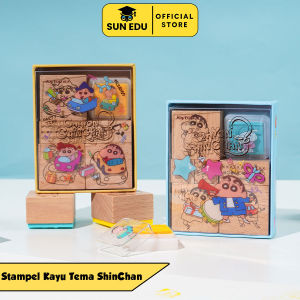 Kotak Hadiah Crayon Shinchan Kerajinan Pencetakan Mainan Edukasi Anak Anak