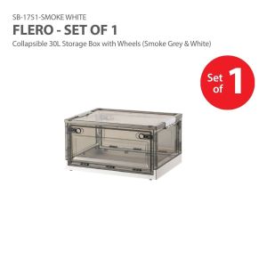 [HOUZE] FLERO Collapsible Storage Box With Wheels - [30L | 42L | 55L | 90L | 120L]
