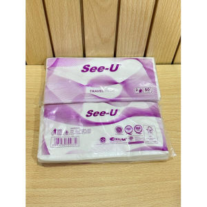 Tissue Murah Tisu See-U Facial Wajah See U 50 Sheet 2ply Travel Pack