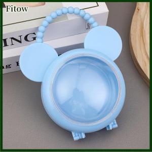 Fitow Transparent Plastic Jewelry Box Lovely Cartoon Hair Accessories Organizer Princess Plastic Storage Box Cute Children Bag