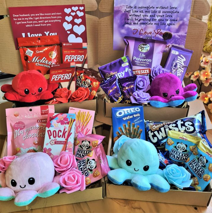 ✨ Premium Chocolates Giftbox Set Best Selling Yellow Blue Purple