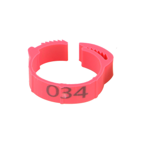100Pcs Chicken Foot Ring Adjustable Poultry Digital Leg Ring for Duck Chicken Goose
