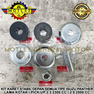 KIT KARET STABIL DEPAN SEMUA TIPE ISUZU PANTHER LAMA KOTAK / PICK UP / 2.3 2300 CC / 2.5 2500 CC HARGA 1 SET PER SEBELAH RODA