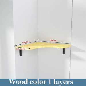 Bookshelf Wall Hanging Wall Corner Storage Rack Wall Corner Wall Hanging Corner Wall Upper Shelf Wall-Mounted Triangle Wall Simple