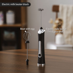 BINCOO Handheld Rechargeable USB Electric Milk Frother and Egg Beater Cream Stirrer Chocolate Coffee Foam Household Blender