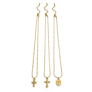 Elegant Necklace Religious Necklace Pendant Neckalce Stainless Steel Neck Stylish for Man and Women