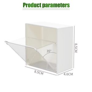 Storage Kotak Tempel Dinding Serbaguna Kotak Mini Tempel Minimalis Penyimpanan Aksesoris / Rak Dinding Tempel Tembok Kotak Tempat Penyimpanan Kapas Serbaguna