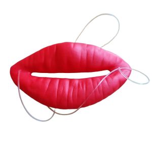 INSANESTORE66IN4 3pcs Big Lips Design Big Lips Prank Toys Novelty Facial Cover Lightweight Costume Mouth Lips Props Halloween