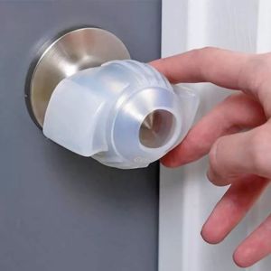 Fluorescent Round Doorknob Covers Wall Protector Baby Safety Bumpers Guard Pad Wall Protector Handle Bumper Round Door Knob Door Stopper