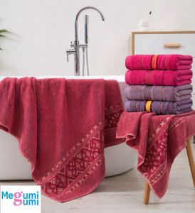 Handuk Mandi Ukuran Jumbo 80x160 cm Bahan katun Serap Air Besar