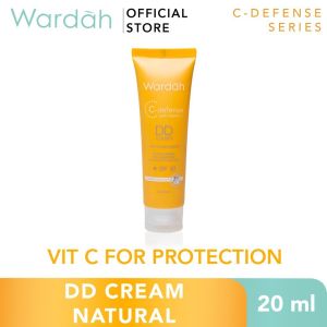 Wardah C-Defense Series - C Defense Face Mist Creamy Wash Serum Waterclay Mask Mousse Moisturizer DD Cream - Virgo Shoop
