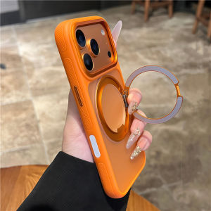 c Rotating Pivot Bracket For Magsafe Case For iPhone 17 17Pro Max Touch Control Camera Button Matte Hard Cover