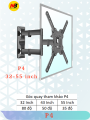 E85 Giá treo TIVI xoay đa năng/ Giá treo màn hình [32-60inch] -Chính hãng Ergotek [Cao cấp hơn P4]. 