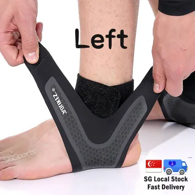 Ultra Thin Ankle Support Adjustable Breathable Aolikes Ankle Wrap Strap Stabilizer Brace Guard (1 Piece) Sports Protect SGSports for Feet Protection and Injury Recover Arthritis Foot Sprain Pain Relief for Men and Women Running Hiking Soccer Basketball