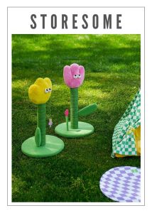 Zeze Series Adorable Tulip Flower Cat Scratching Post (2 Colours)