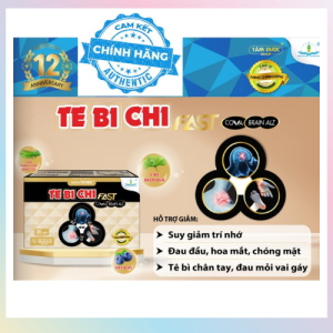 Tê Bì Chi - Hỗ trợ giảm tê bì chân tay đau mỏi vai gáy Hộp 30 viên