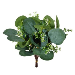 VIVAZ 1/10PCS Gift Home Decor Wedding Party Greenery Stems Artificial Plant With Flowers Fake Plants Eucalyptus Leaves