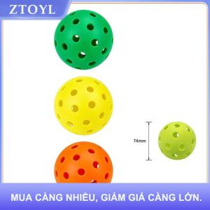 【ZTOYL】 3Pcs Golf Quả Bóng Thực Hành Chọn Lỗ Bóng Trắng Màu Xanh Vàng Cam Màu Đỏ Trong Nhà ourdoor Golf Nhựa Bóng