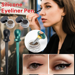Silicone Eyeliner Pen for Beauty Tools Reusable Smudge-proof Eyeliner Brush Anti-Handshaking No-Skip for Beginer Makeup