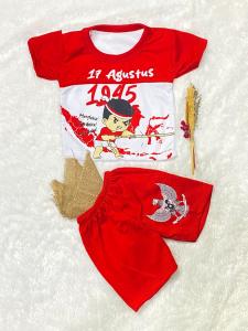 setelan anak 17 agustus usia 1 tahun sampai 5 tahun