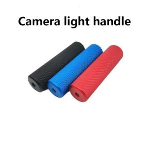 Aluminum Alloy Extension Rod Camera Flashlight Handle Grip for Photography and Outdoor Travel with 1/4 Thread Hole