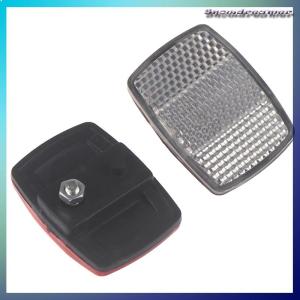 Snowdreamer Đèn hậu phản quang bằng nhựa cho xe đạp đèn hậu cảnh báo trước và sau