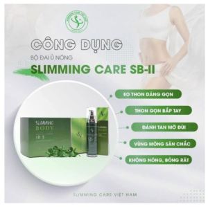 Bộ Ủ Nóng Tan Mỡ Slimming Body 2 Với Đai Điện remote Rất Hiệu Đánh Bay Mọi Mỡ Thừa Hàng Chính Hãng