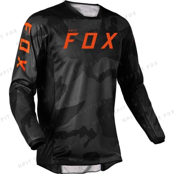 ZZOOI 2022 Men's Downhill Jerseys Hpit Fox Mountain Bike MTB Shirts