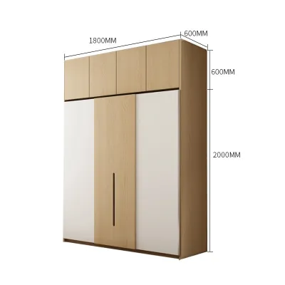 Halfday - Nordic Sliding Door Wardrobe Simple Modern Assembly Household Bedroom Cabinet Door Sliding