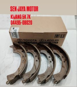 BRAKE SHOE KIJANG 5K 7K KAMPAS REM BELAKANG KIJANG 5K SUPER 7K KAPSUL 04495-0B020