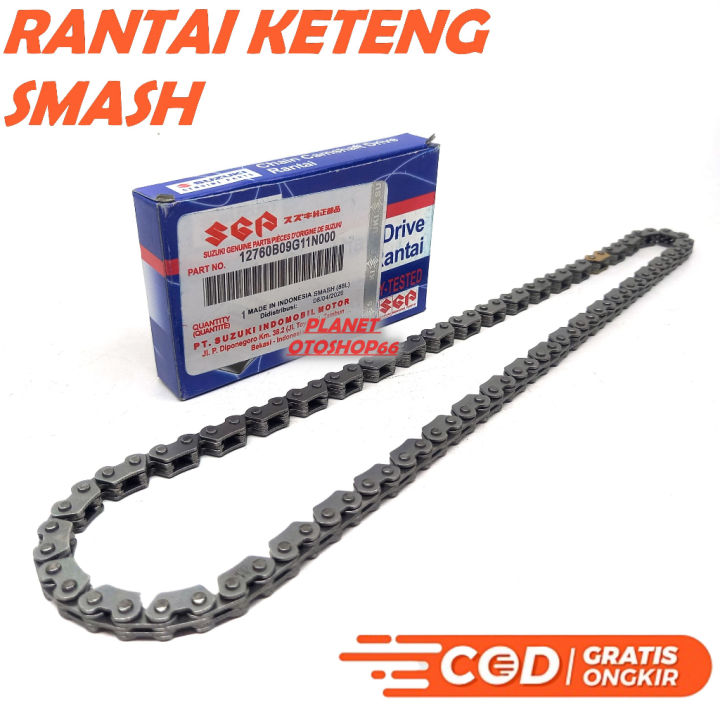 Waterchan Rantai CHAM CHAIN / RANTAI MESIN / RANTAI KETENG SET SUZUKI SMASH / | Lazada ...