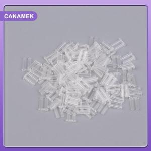 【CANAMEK】 100pcs Rimless Glasses Double Rubber Plug Lock Bushings Eyeglasses Plastic Double Bushing Pins Repair Eyewear Accessories